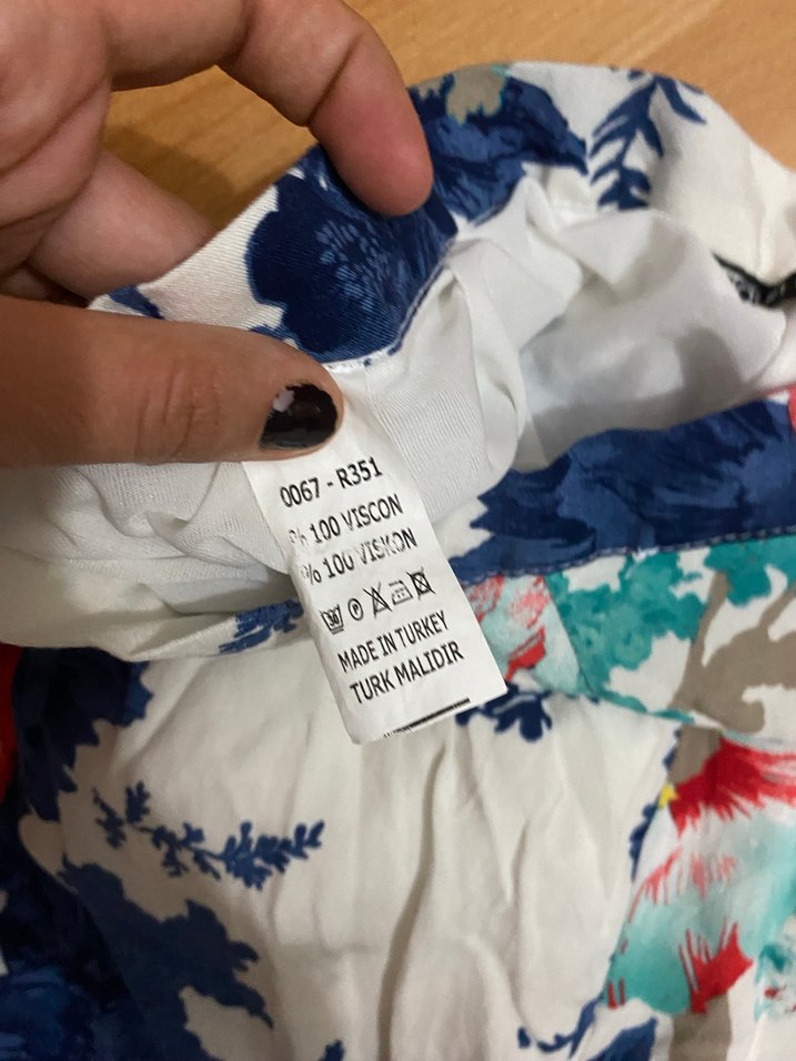 Çiçek Desenli Bohem Kadın Uzun Pantolon - Görsel 3