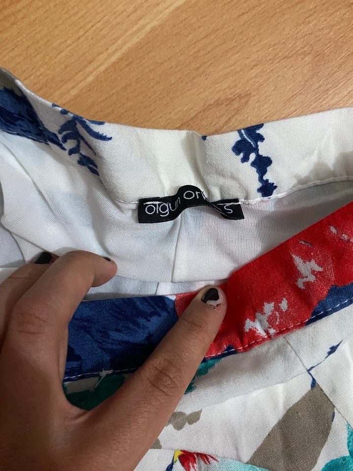 Çiçek Desenli Bohem Kadın Uzun Pantolon - Görsel 4