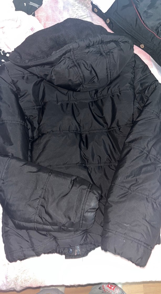 Siyah Fermuarlı Kadın Kışlık Mont - Görsel 4