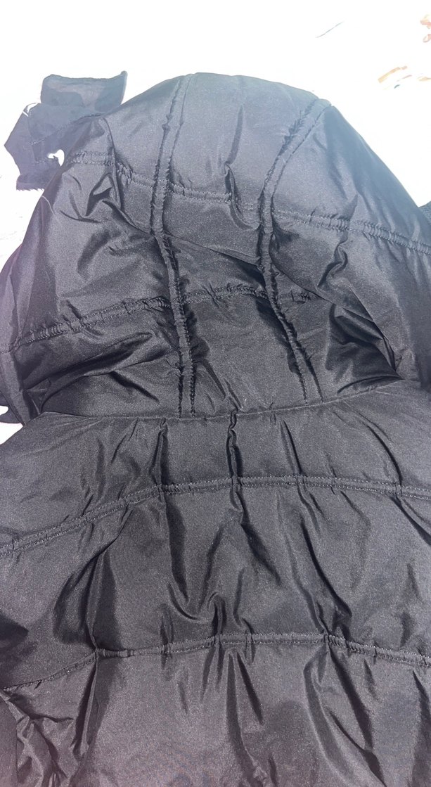 Siyah Fermuarlı Kadın Kışlık Mont - Görsel 5