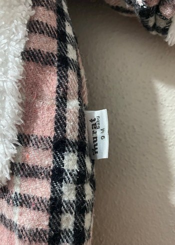 Pembe Ekoseli Bebek Kız Tulumu - Görsel 5