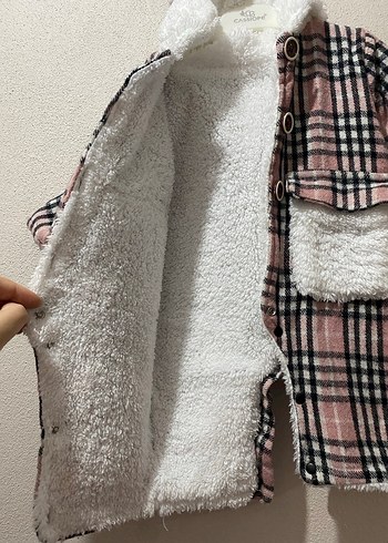 Pembe Ekoseli Bebek Kız Tulumu - Görsel 4