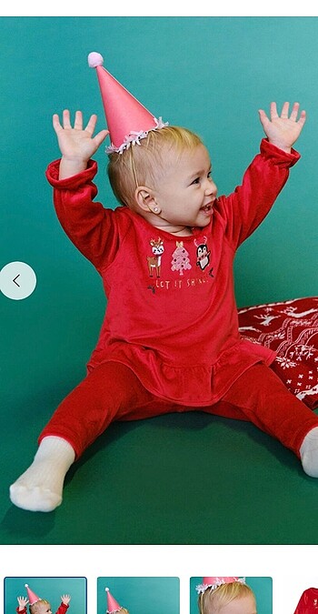 12-18 Ay Beden Yılbaşı Pijama Takımı