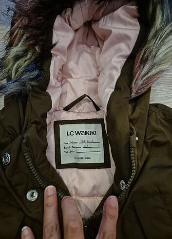 LC Waikiki Wakiki marka 13 14 yaş haki renk mont