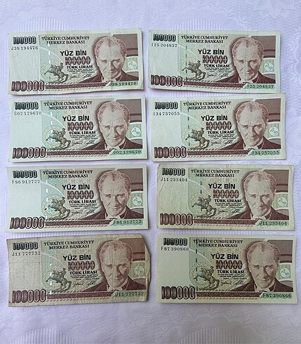 Eski Türk Parası Banknot Koleksiyon