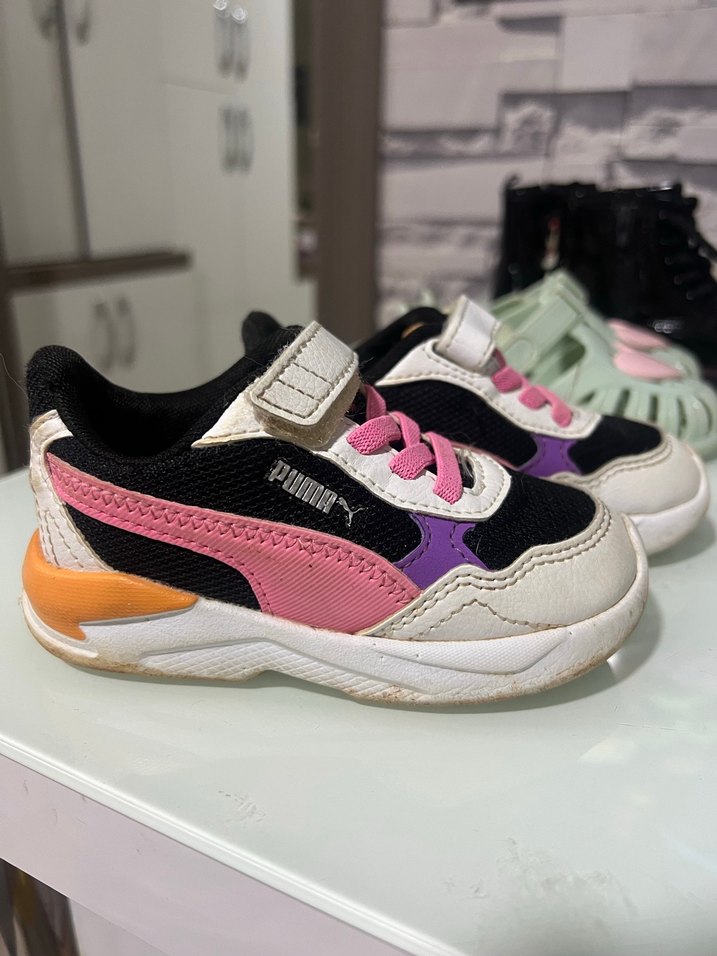 Puma Kız Çocuk Renkli Sneaker - Görsel 3