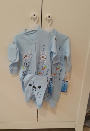 Sıfır bebek tulum takım 2 adet