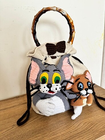 Beden El Yapımı Tom & Jerry Çanta