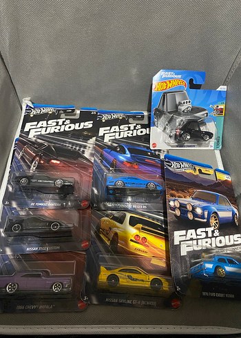 Hotwheels Fast&Furıous premium - uzun kart lot