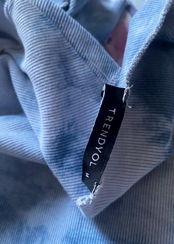 Kızlar için Uzun Kollu Batik Denim Tişört(((( M BEDEN))) - Görsel 5