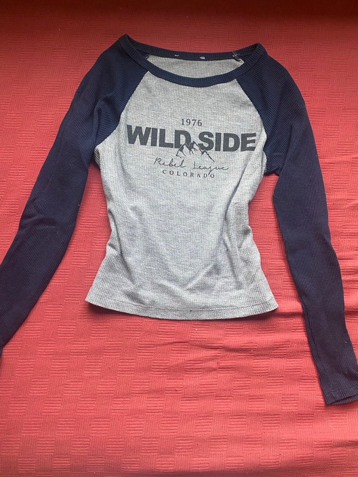 Gri Vintage Uzun Kollu - Görsel 2