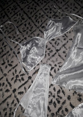 38 Beden saten gecelik takımı