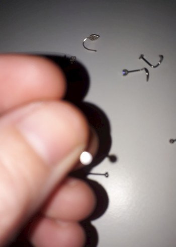 Gri Minimalist  Piercing hızma Seti - Görsel 3