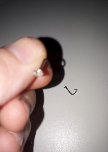 Gri Minimalist  Piercing hızma Seti - Görsel 5