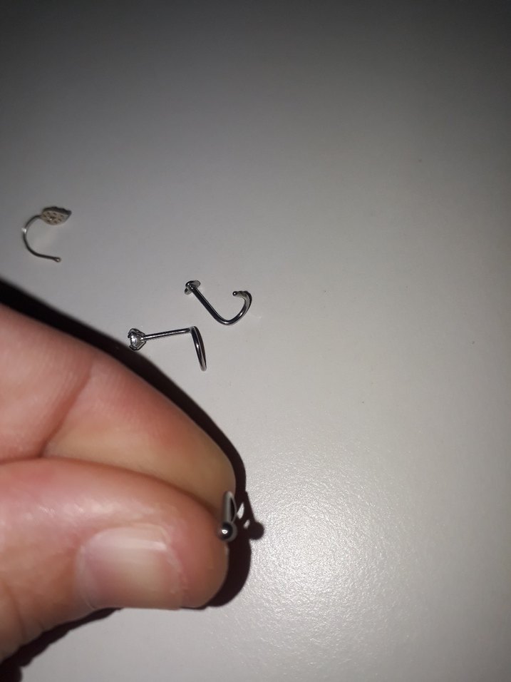 Gri Minimalist  Piercing hızma Seti - Görsel 4