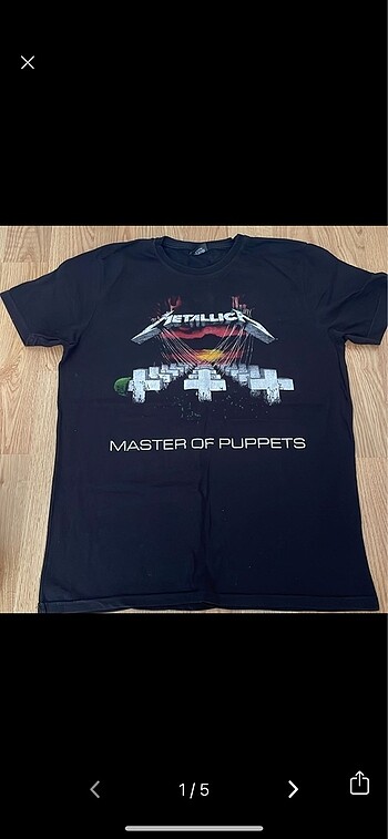 Metallica Master of Puppets Metal Tisort