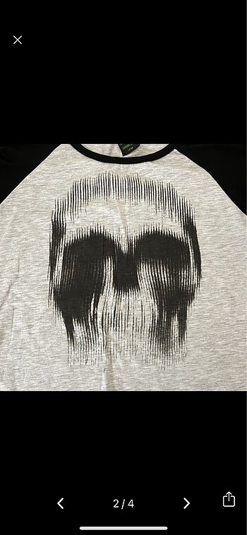 Killstar Skull gotik uzun kollu bluz/crop