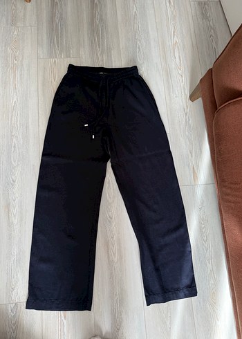 Zara Lacivert Keten Pantolon