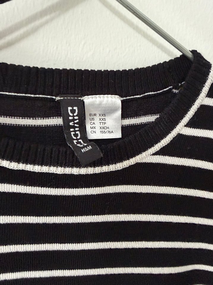 Kısa Kollu Triko T-shirt - Görsel 2