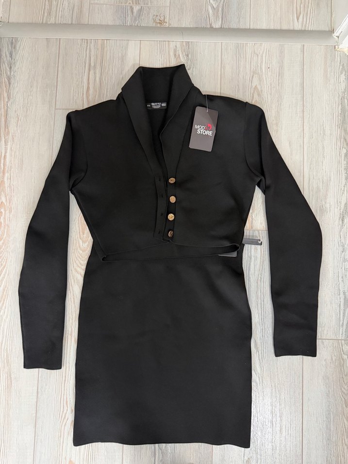 Vatkalı Ceket-Etek Takım - Görsel 2