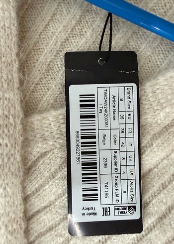 Kısa Örgü Kadın Kazak - Görsel 2