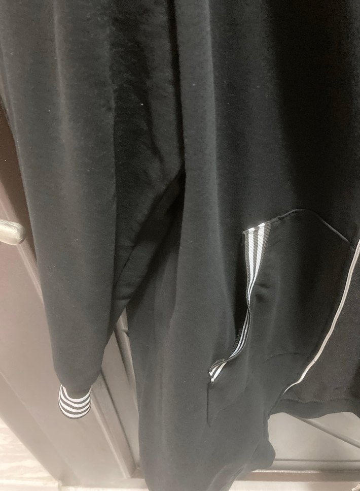 Gri Siyah Kapüşonlu Fermuarlı Kadın Ceket - Görsel 2