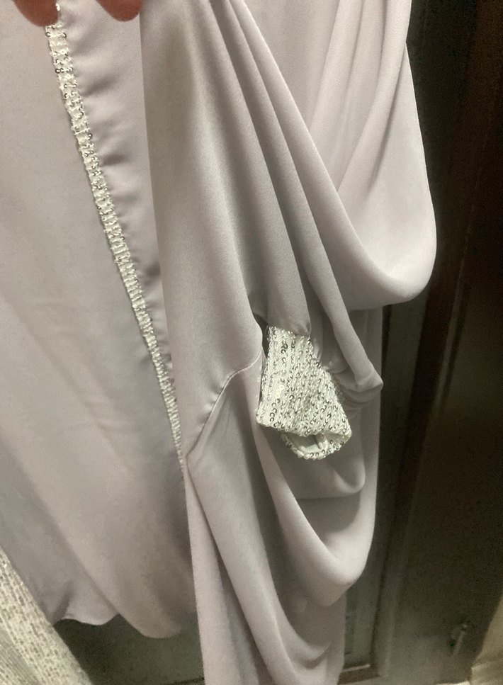 Gri Pilili Kadın Kumaş Pantolon - Görsel 3