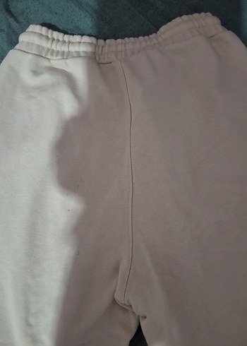 Beyaz Kadın Rahat Kesim Eşofman Altı - Görsel 2