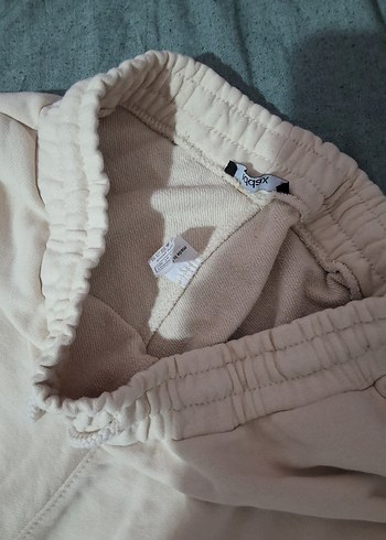 Beyaz Kadın Rahat Kesim Eşofman Altı - Görsel 4