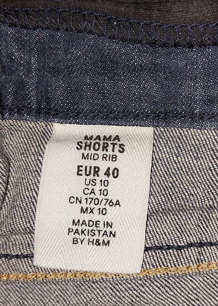 H&M Jean Hamile Şort - Görsel 3