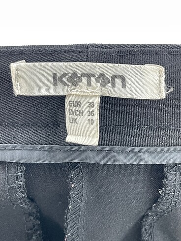 38 Beden siyah Renk Koton Düz Kesim %70 İndirimli.