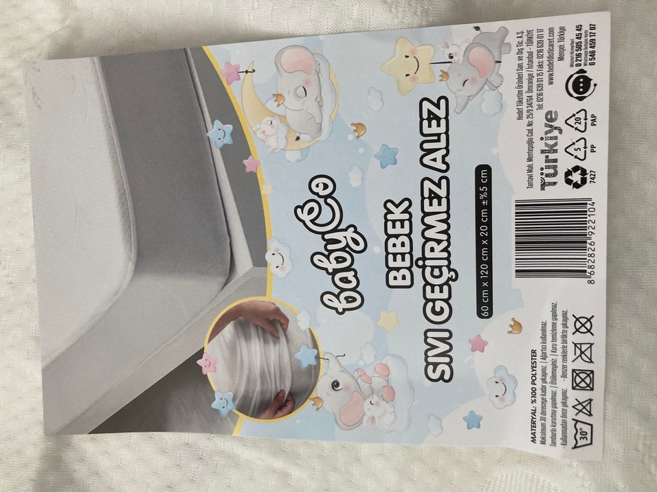 Bebek Sıvı Geçirmez Alez 60x120 cm - Görsel 4