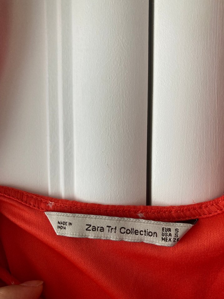 Nar Çiçeği Mini Askılı Elbise - Görsel 5