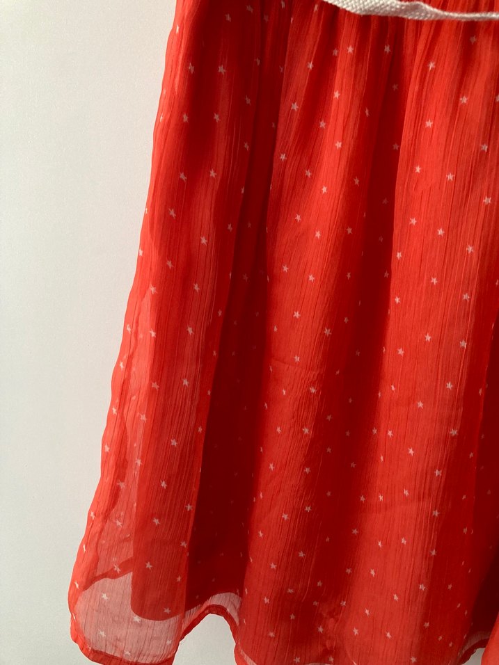 Nar Çiçeği Mini Askılı Elbise - Görsel 2