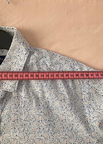 Lufian Desenli Slim Fit Erkek Gömlek - Görsel 8