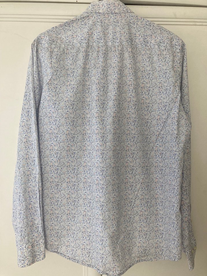 Lufian Desenli Slim Fit Erkek Gömlek - Görsel 4