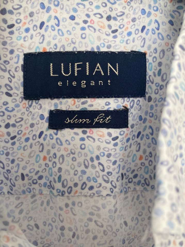 Lufian Desenli Slim Fit Erkek Gömlek - Görsel 2