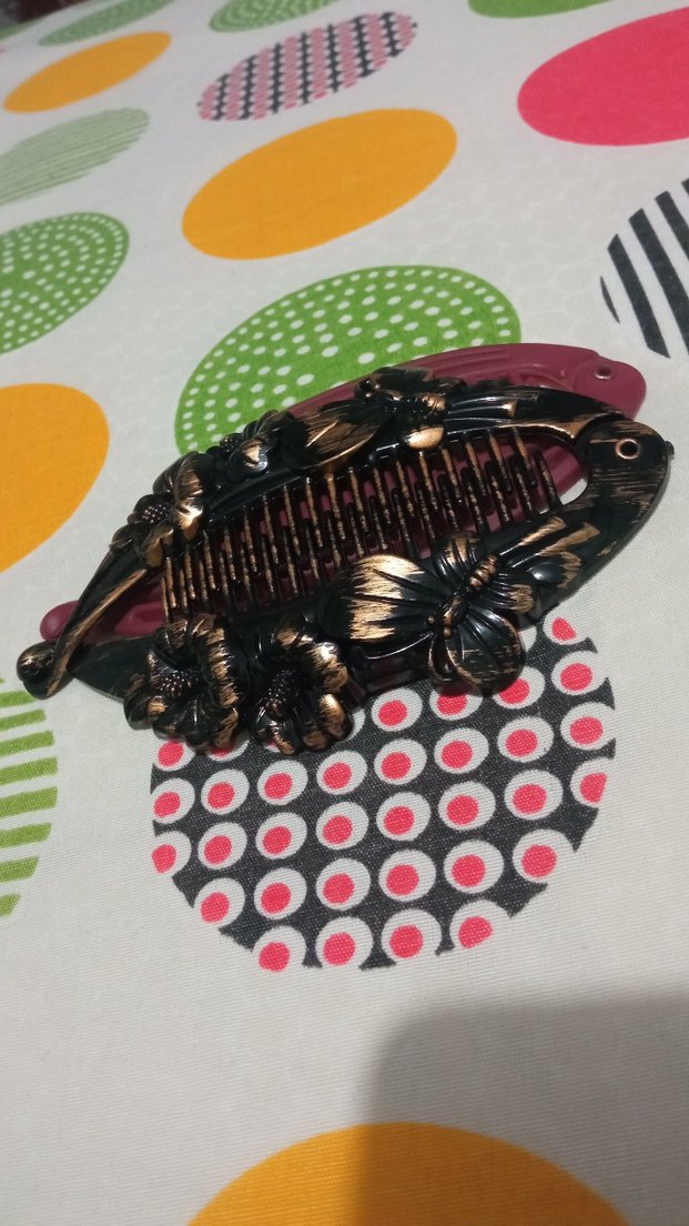 Renkli Retro Kadın Saç Aksesuarı - Görsel 3