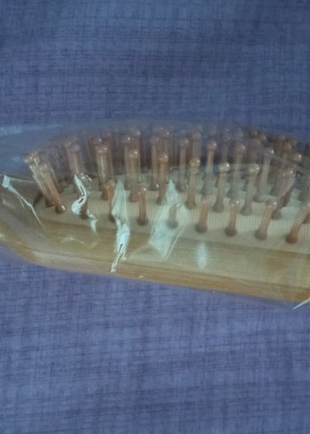 Ahşap bambu Saç Fırçası - Görsel 3