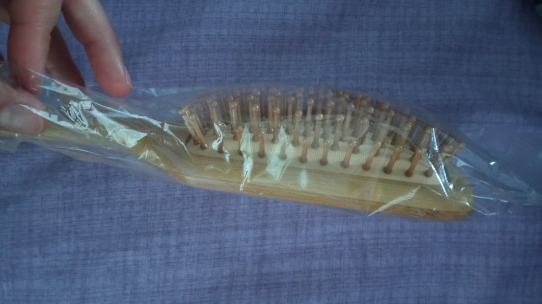 Ahşap bambu Saç Fırçası - Görsel 3