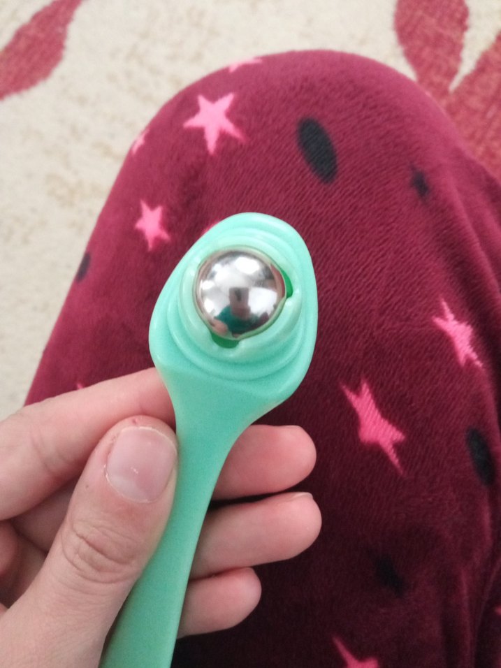 Turkuaz Renkli gözaltı masaj Aleti - Görsel 3