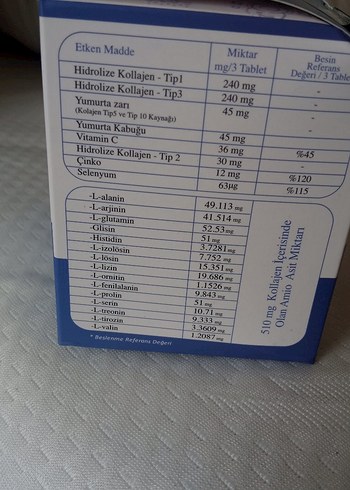  Beden C Vitamini, Çinko ve Selenyum İçeren Kollajen Takviyesi