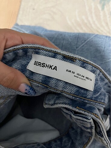36 Beden Bershka Baggy Pantolon