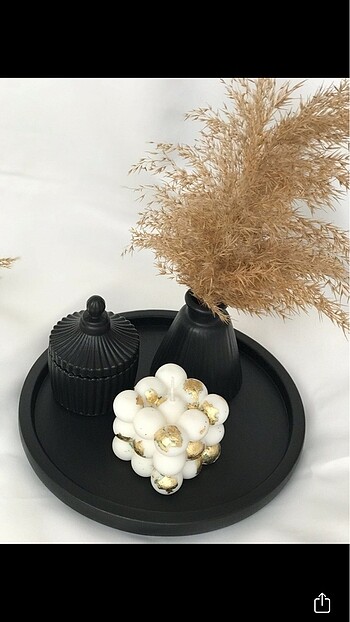 Beden siyah Renk Dekoratif set