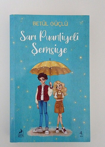 Betül Güçlü-Sarı Puantiyeli Şemsiye 