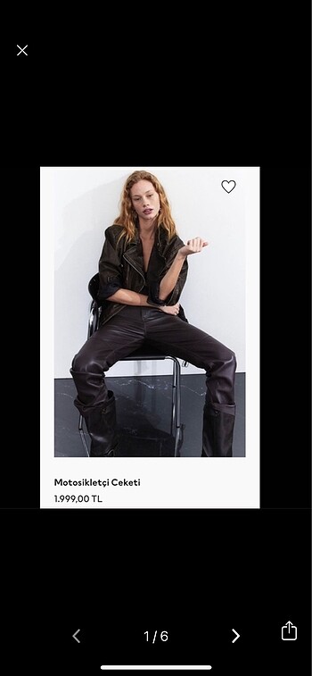 h&m motosikletçi kahverengi deri ceket