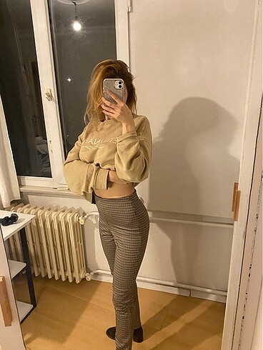H&M Hm çizgili pantolon