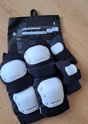 Beyaz Koruyucu Diz Pedleri Cırtlı - Görsel 3