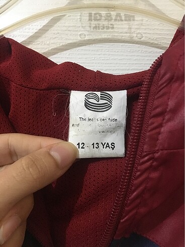 12-13 Yaş Beden Erkek Çocuk Bordo Ceket