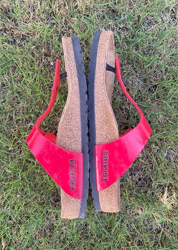 39 Beden Birkenstock marka Kırmızı Kadın Terlik